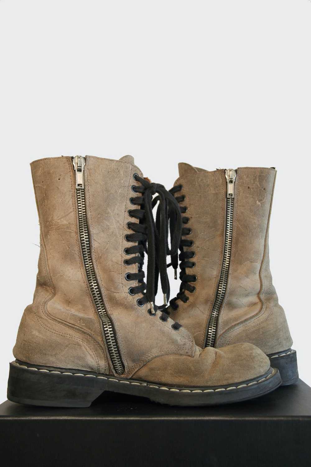 Rick Owens Rick Owens Combat Boots Dust Military … - image 10