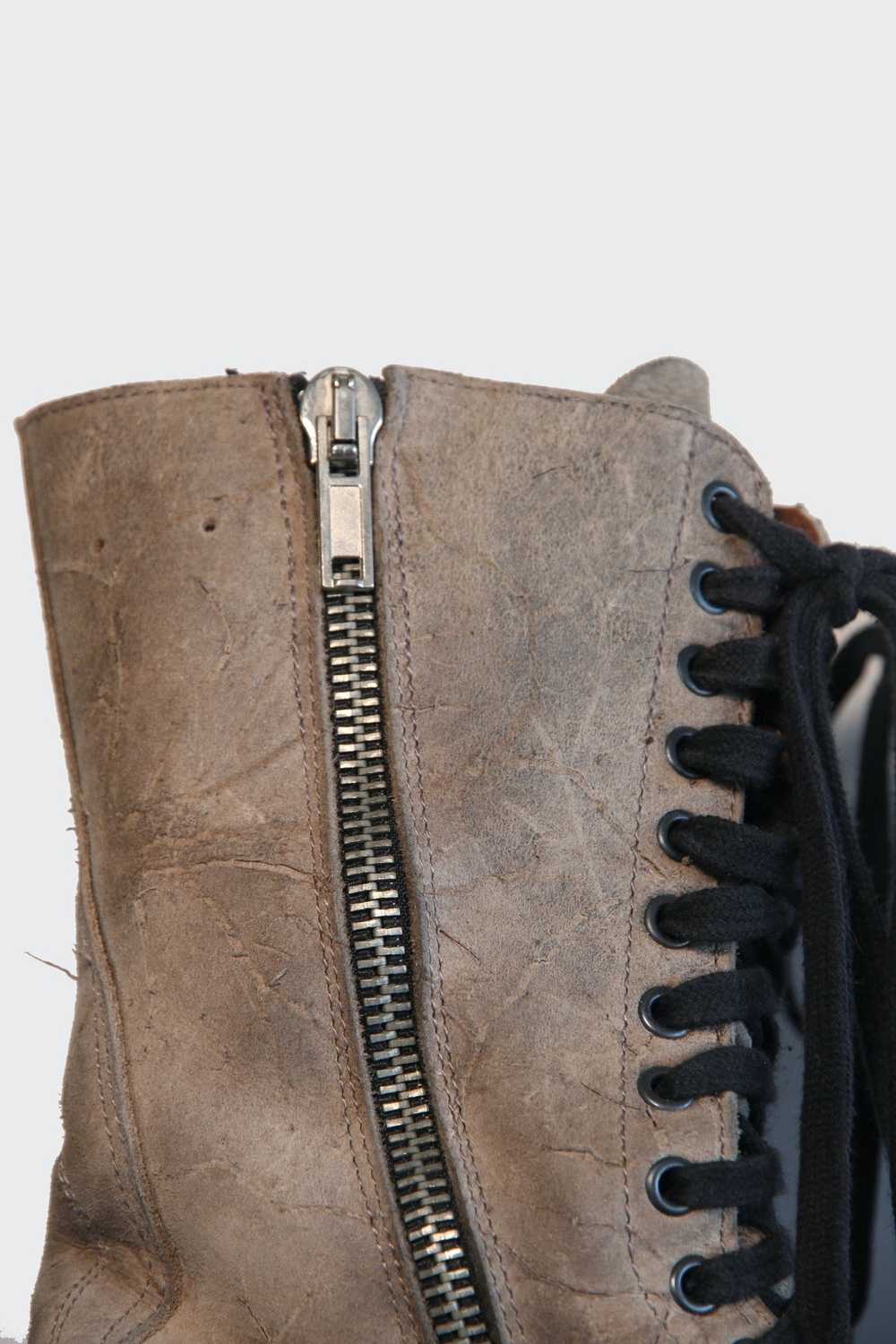 Rick Owens Rick Owens Combat Boots Dust Military … - image 11