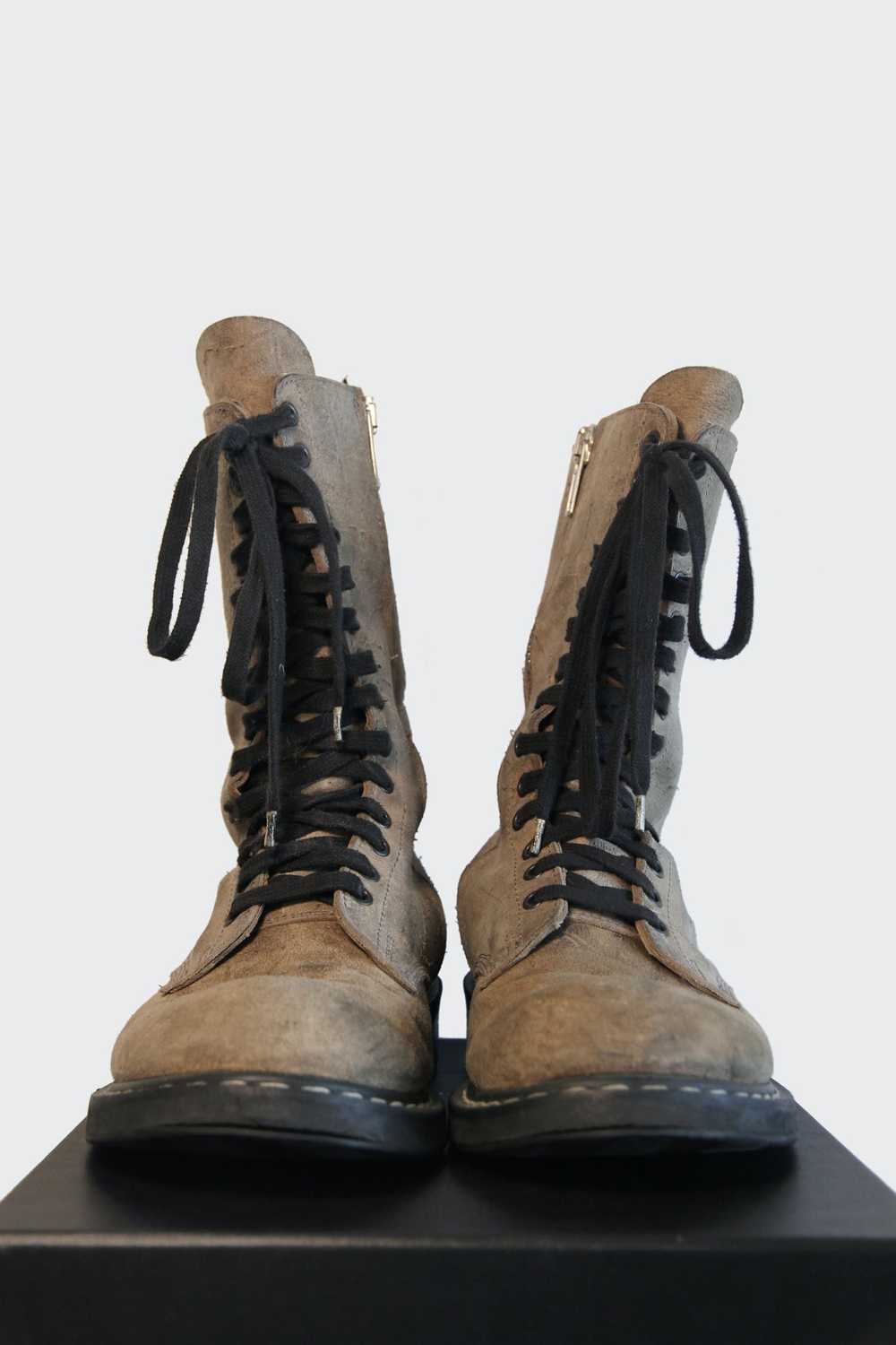 Rick Owens Rick Owens Combat Boots Dust Military … - image 2