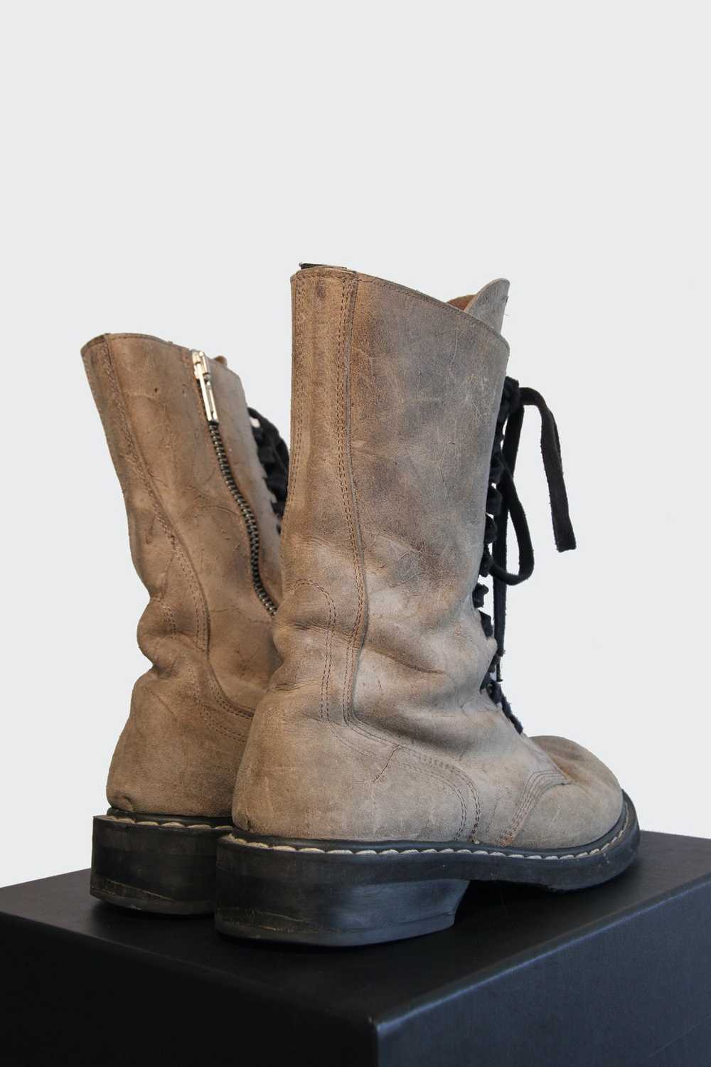 Rick Owens Rick Owens Combat Boots Dust Military … - image 6