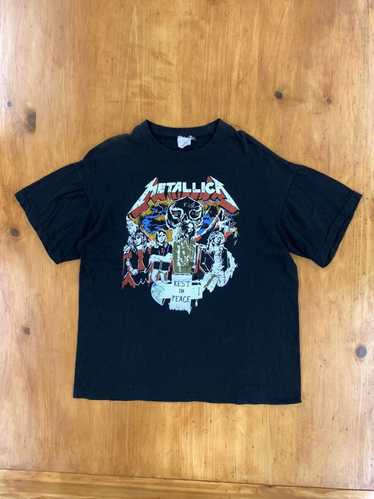 Vintage Vintage 80s Metallica Cliff Burton Rest in