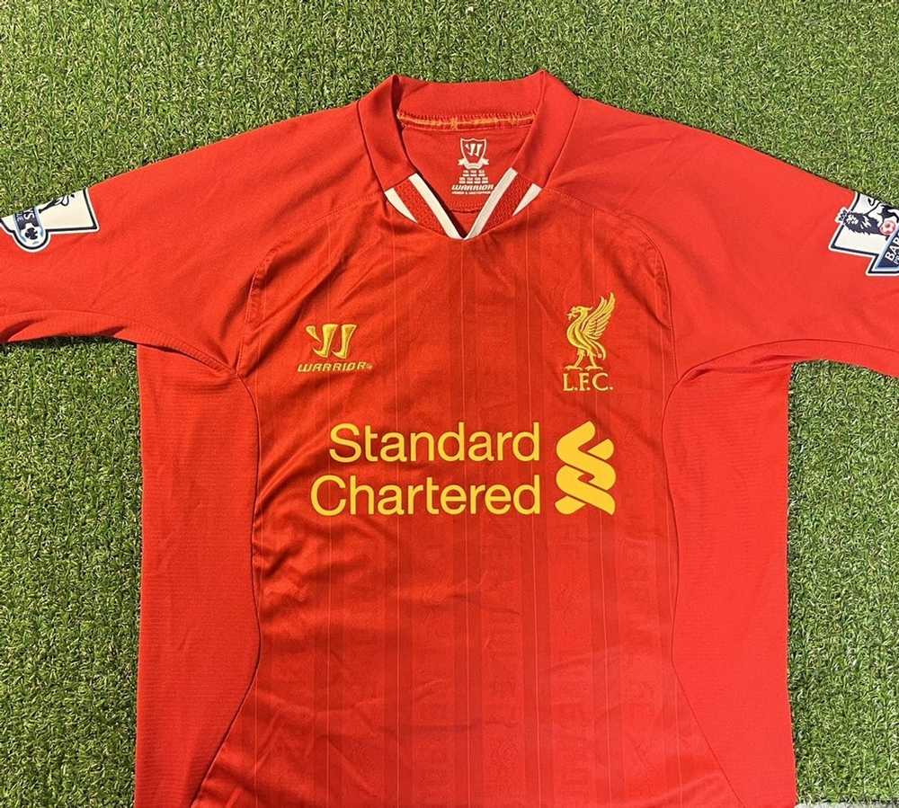 Football shirt soccer FC Liverpool Reds Home 2012/2013 jersey Warrior  Gerrard #8