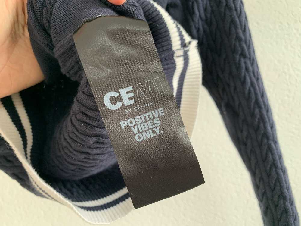 Celine RARE Sweater Celine CeMi Heavy Knit Rubbed - image 4