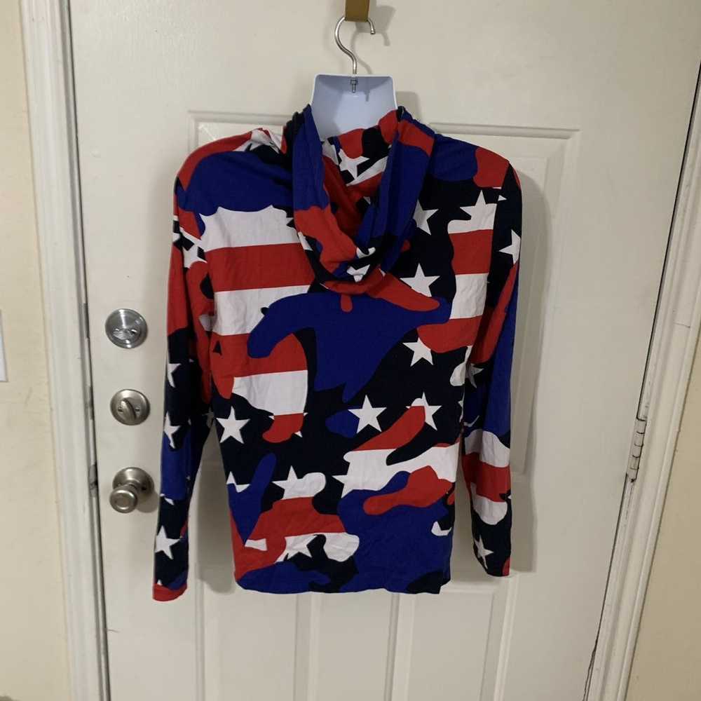 Polo Ralph Lauren American Flag Camo pullover hoo… - image 7