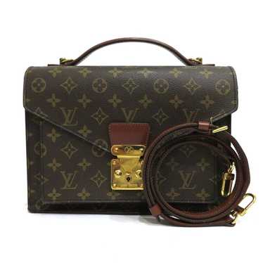 My Luxury bargain Louis Vuitton Blue Noir Epi Leather Monceau handbag 12 -  My Luxury Bargain