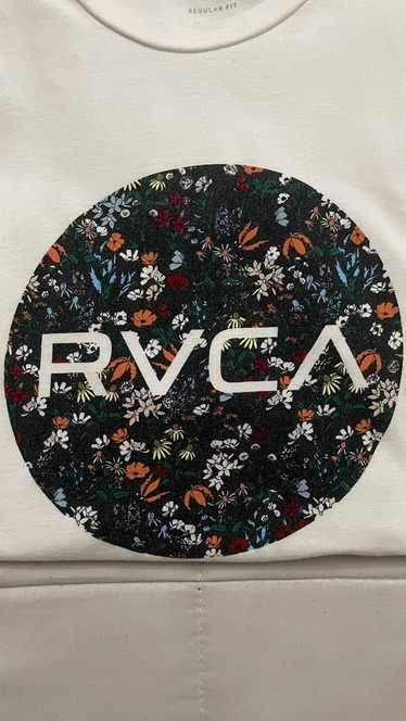 Rvca RVCA Men’s Floral Design White T-Shirt - Siz… - image 1