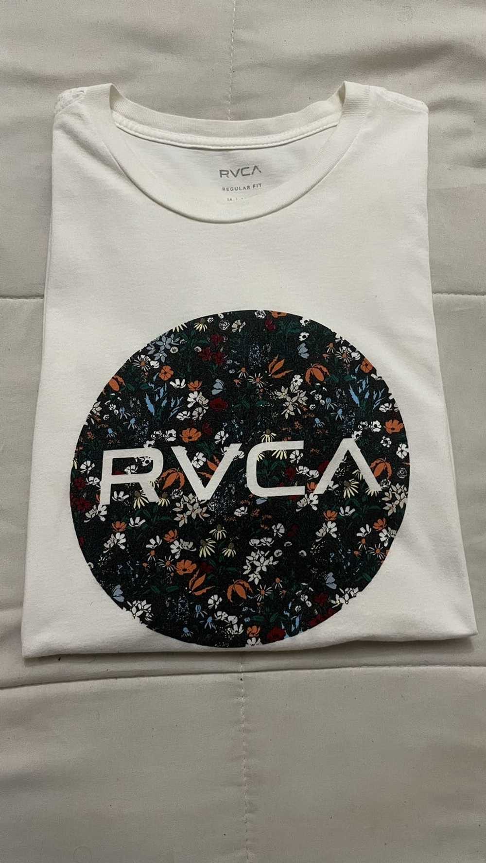 Rvca RVCA Men’s Floral Design White T-Shirt - Siz… - image 2