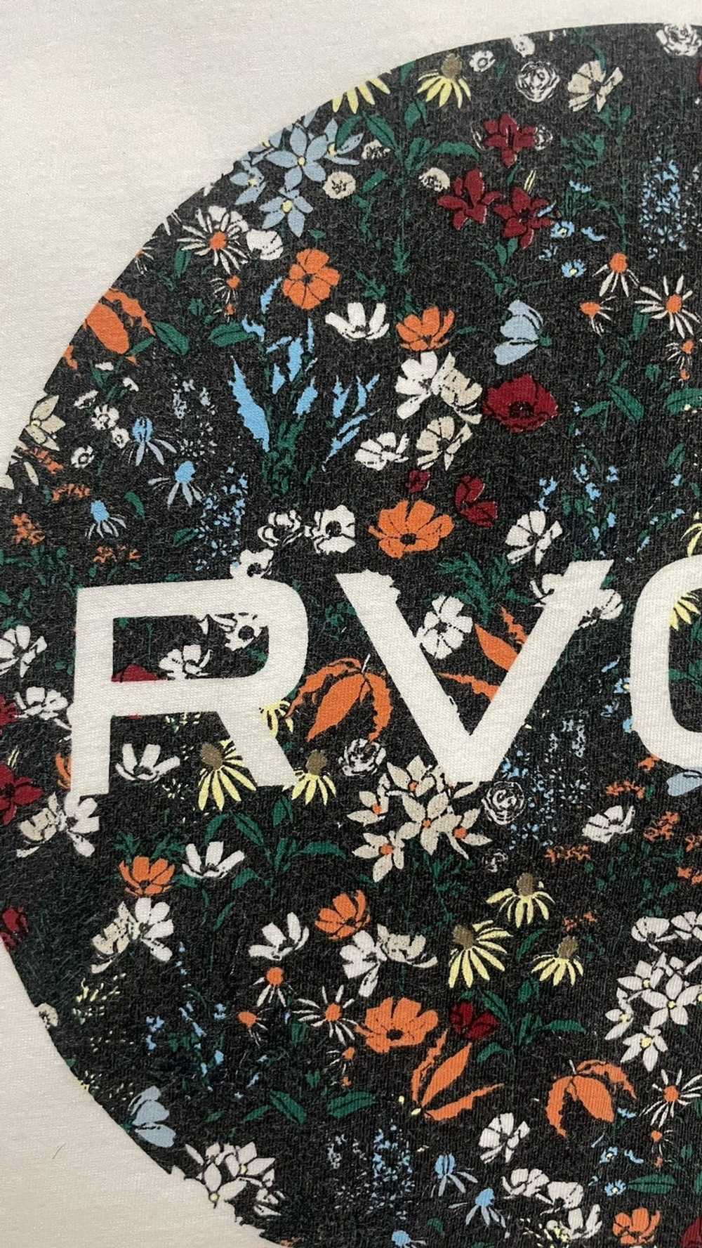 Rvca RVCA Men’s Floral Design White T-Shirt - Siz… - image 3