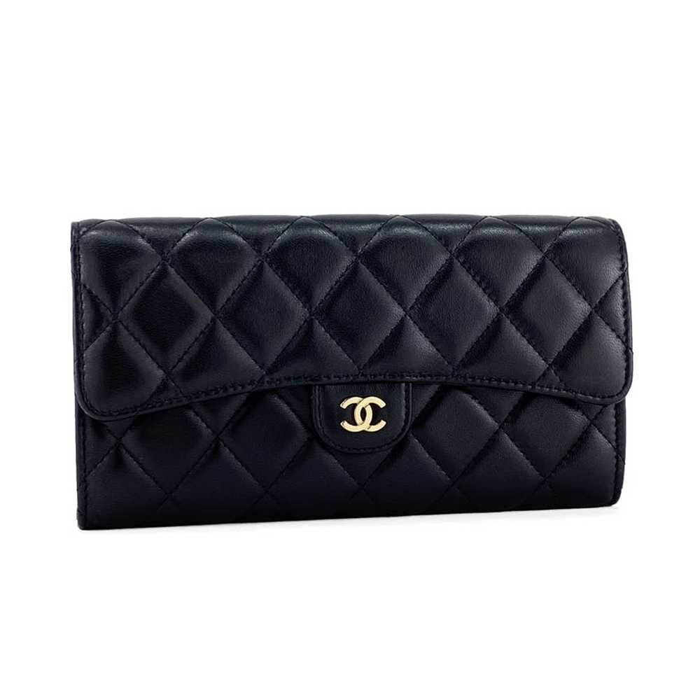 Chanel Chanel Long Flap Matrasse Heremark Lambski… - image 1