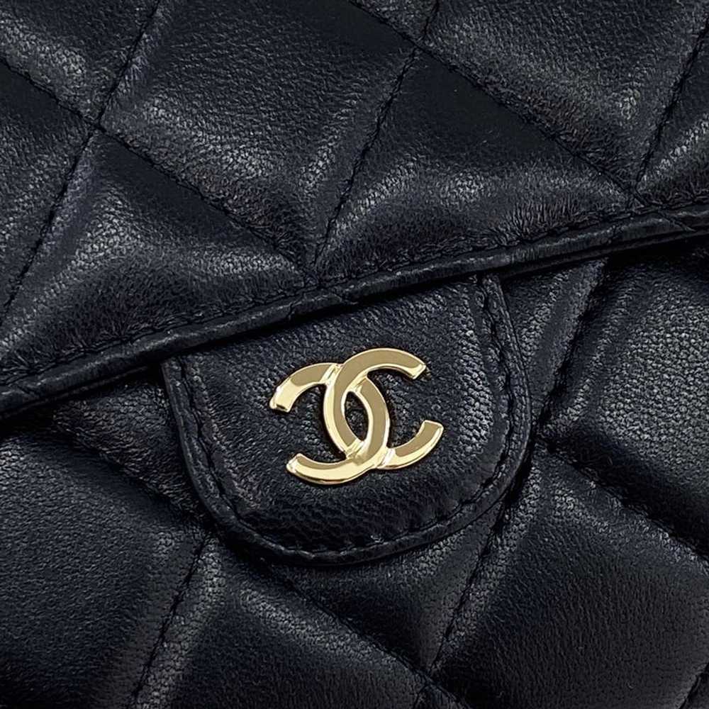 Chanel Chanel Long Flap Matrasse Heremark Lambski… - image 6