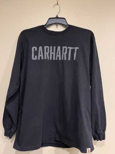 Carhartt Black/Grey Carhartt LongSleeve Puff Print