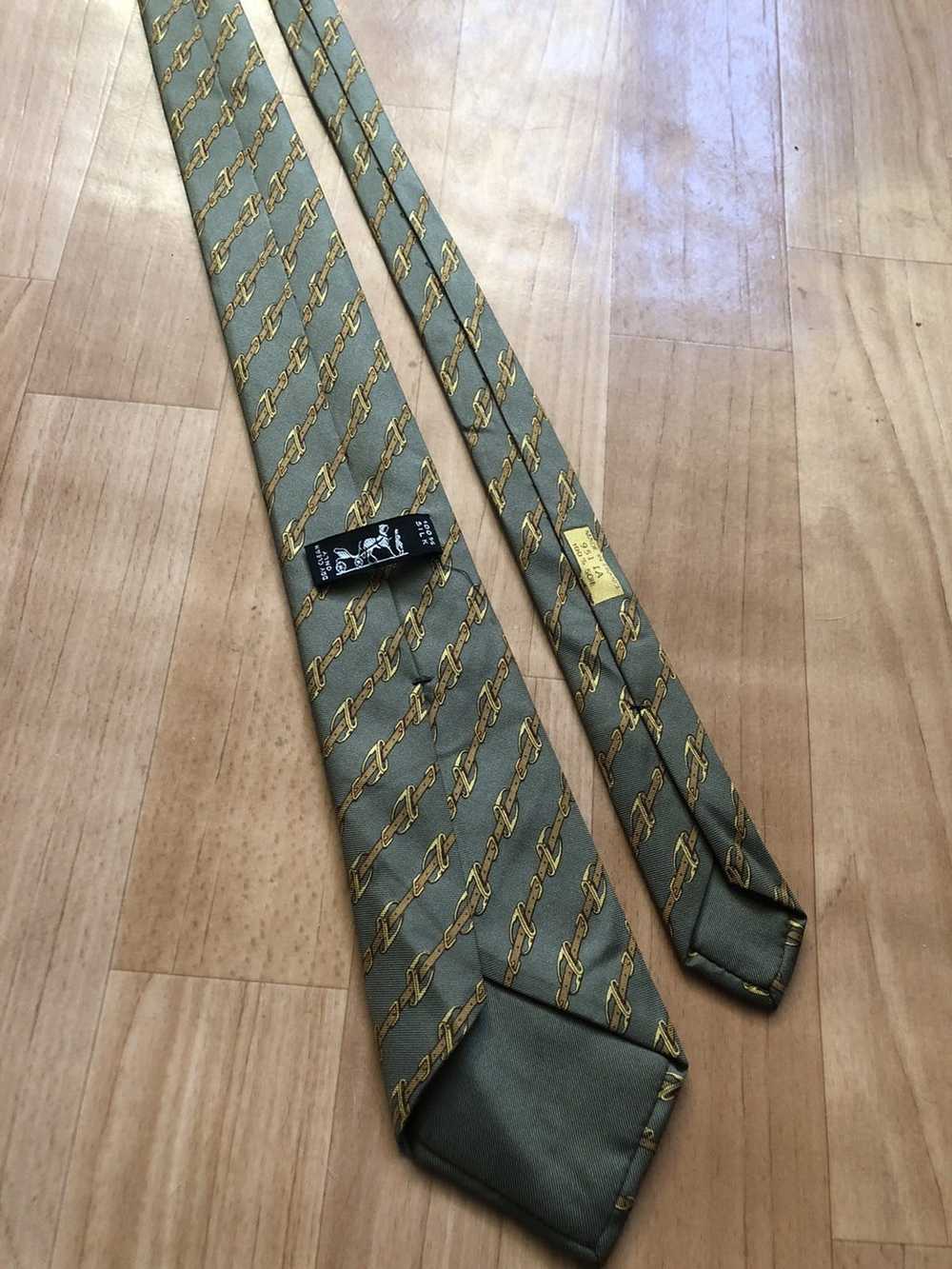 Hermes × Luxury Hermes Paris Silk Tie - image 1