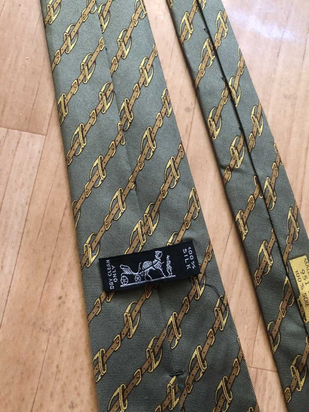 Hermes × Luxury Hermes Paris Silk Tie - image 2