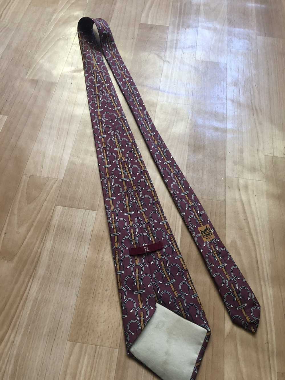 Hermes × Luxury Hermes Paris Silk Tie - image 2