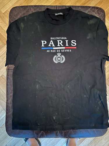 Balenciaga Balenciaga T Shirt Paris Mud Effect - image 1