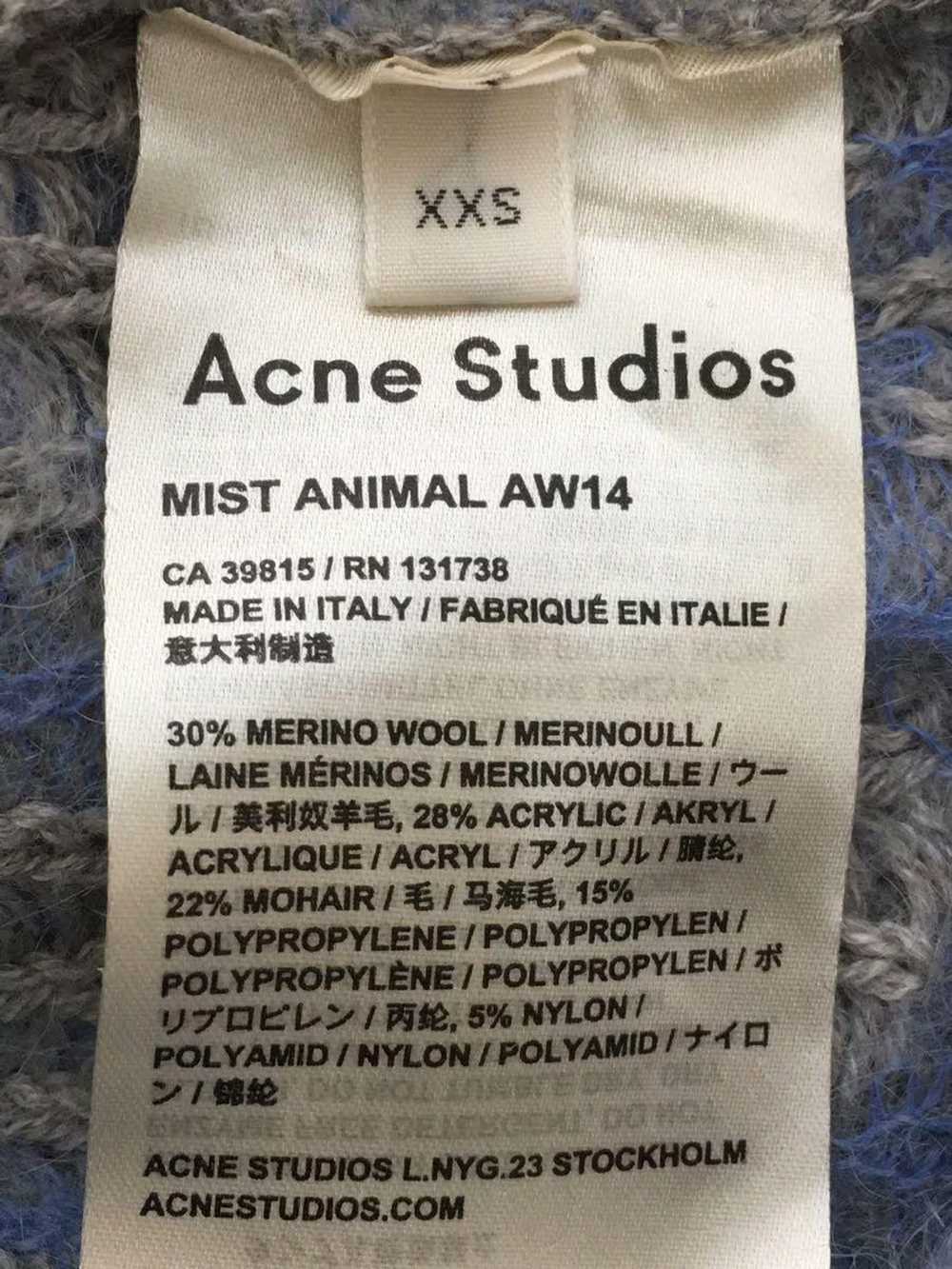 Acne Studios Oversized Leopard Wool Mohair Knit S… - image 5