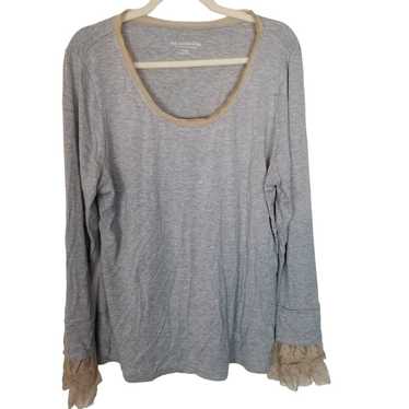 Other Soft Surroundings Womens Xl Gray Long Sleev… - image 1