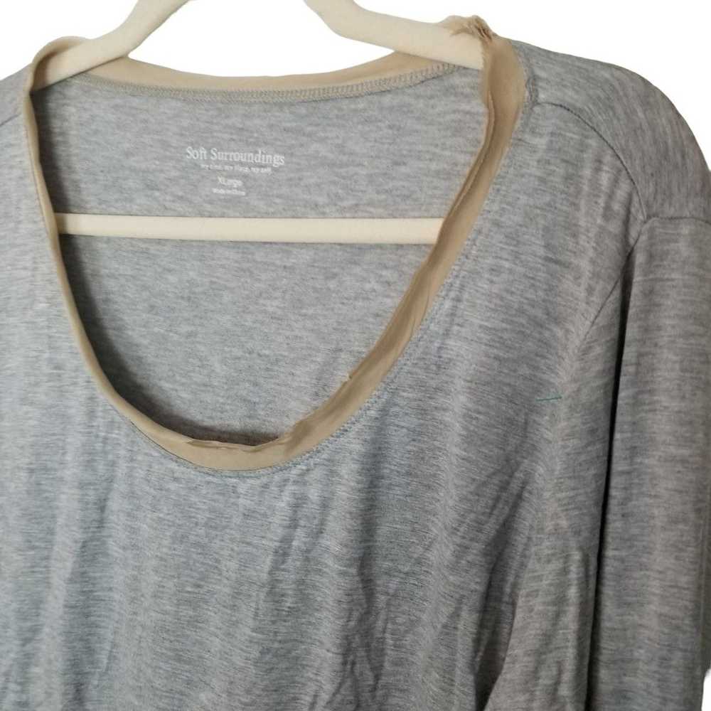 Other Soft Surroundings Womens Xl Gray Long Sleev… - image 5