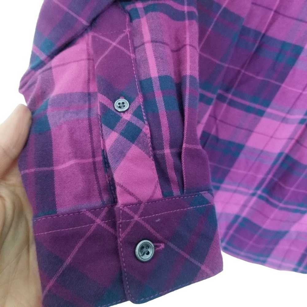 Cabelas Cabela's Womens XL Pink Plaid Long Sleeve… - image 4