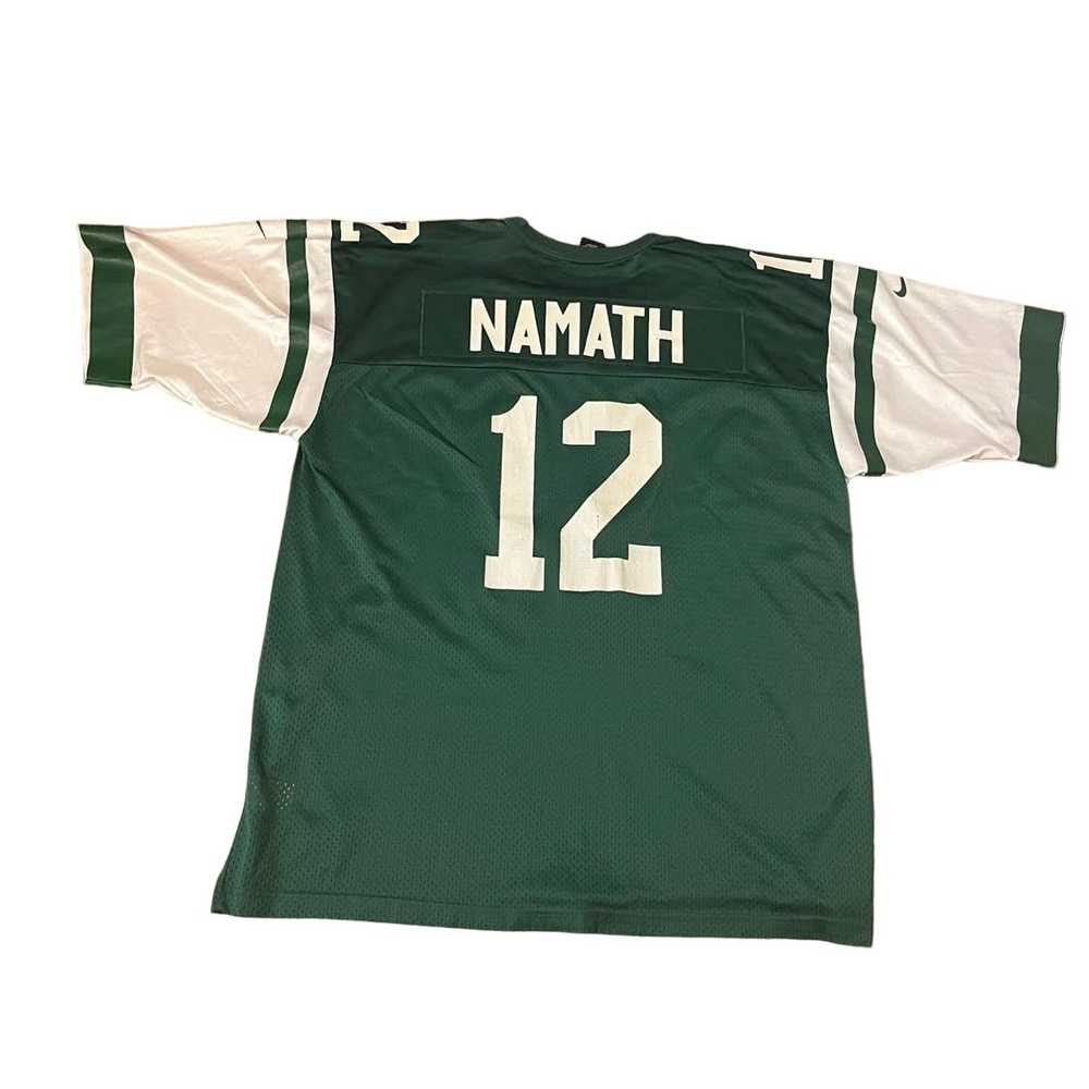 Nike Nike NFL Team Joe Namath Mens 2XL Green Jers… - image 2