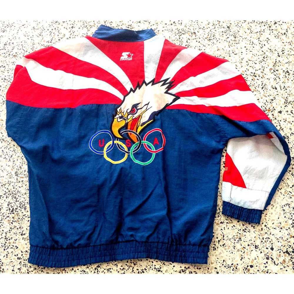 Starter USA Olympic 90s STARTER Eagle windbreaker… - image 2