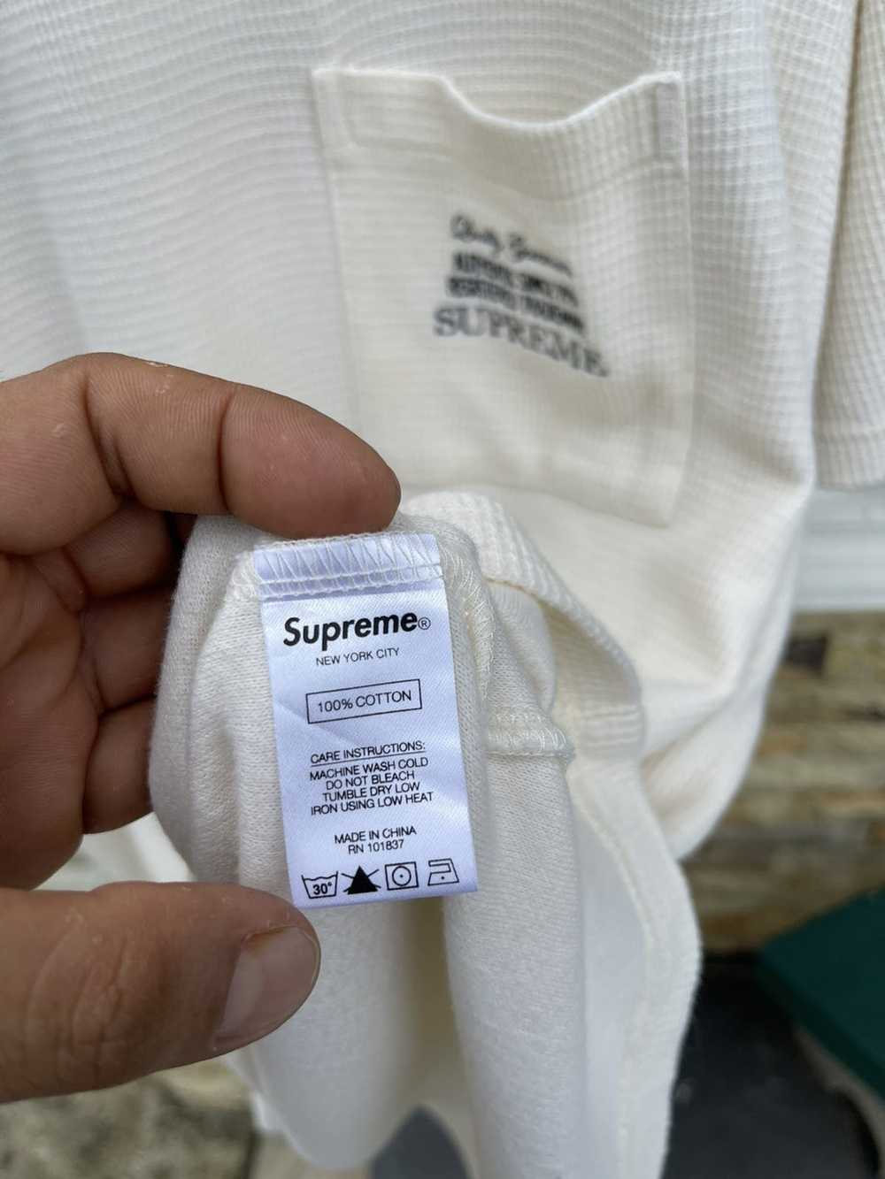 Supreme Last Drop🔥Rare🔥Supreme Pocket T Shirt - image 7