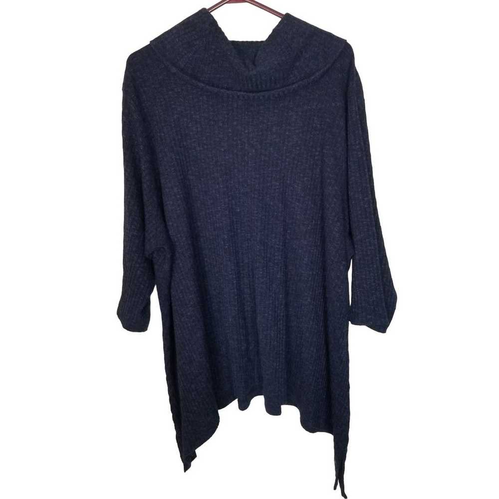 Other Catherines Womens 3X Blue Long Sleeves Cowl… - image 7