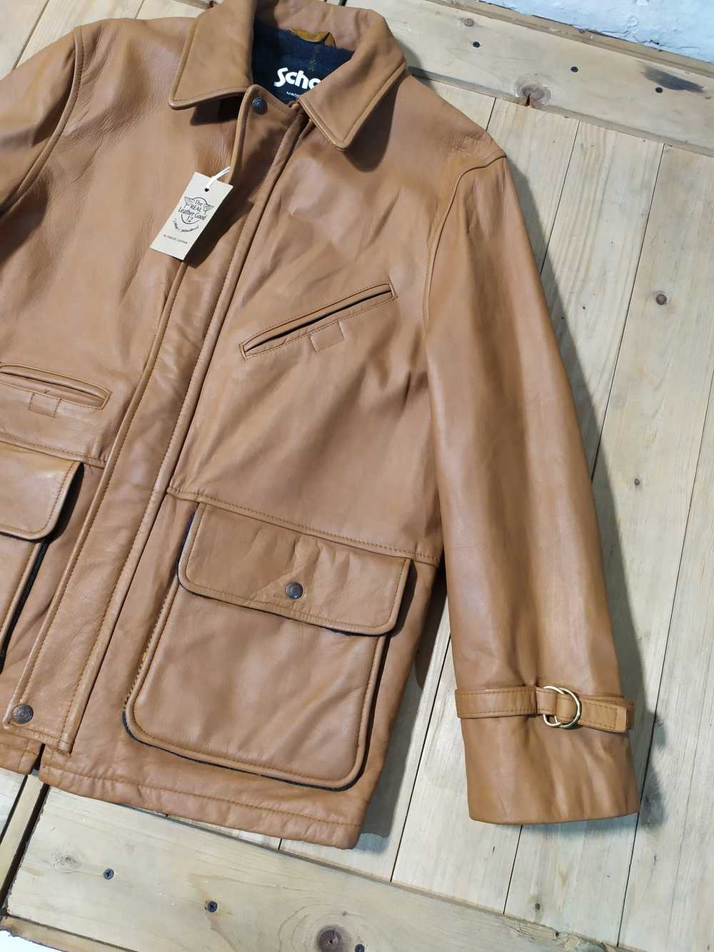 Leather Jacket × Made In Usa × Schott SCHOTT NYC … - image 5