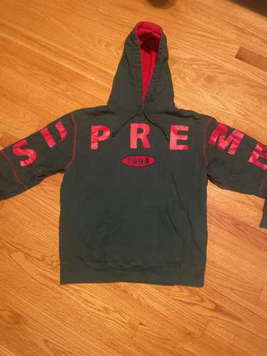 supreme×yankees hooded sweatshirt 【返品交換不可】 8060円
