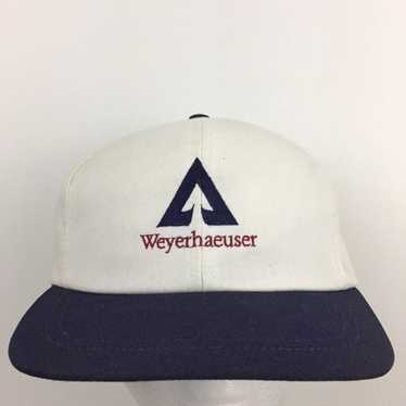 Vtg weyerhaeuser logo hat - Gem