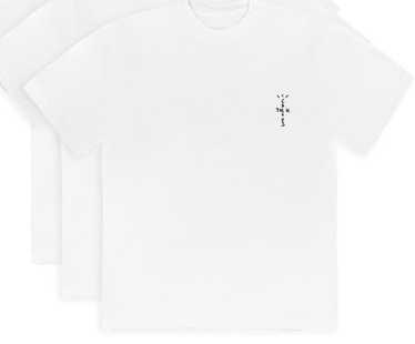 Travis Scott Astroworld White Tour Off Concert Merch Hip Hop Unisex Jersey  Tee 