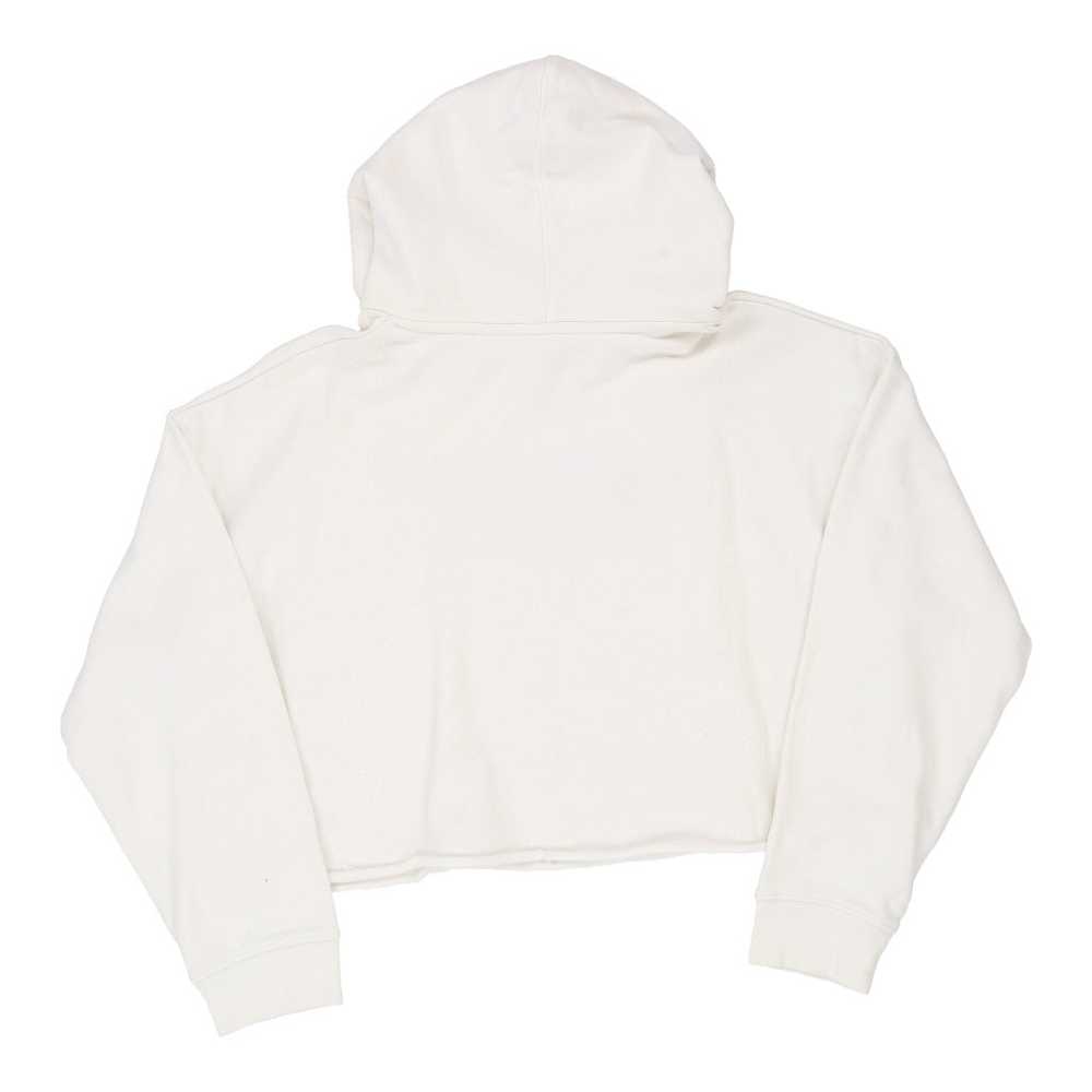 Levis Cropped Hoodie - Medium White Cotton - image 2