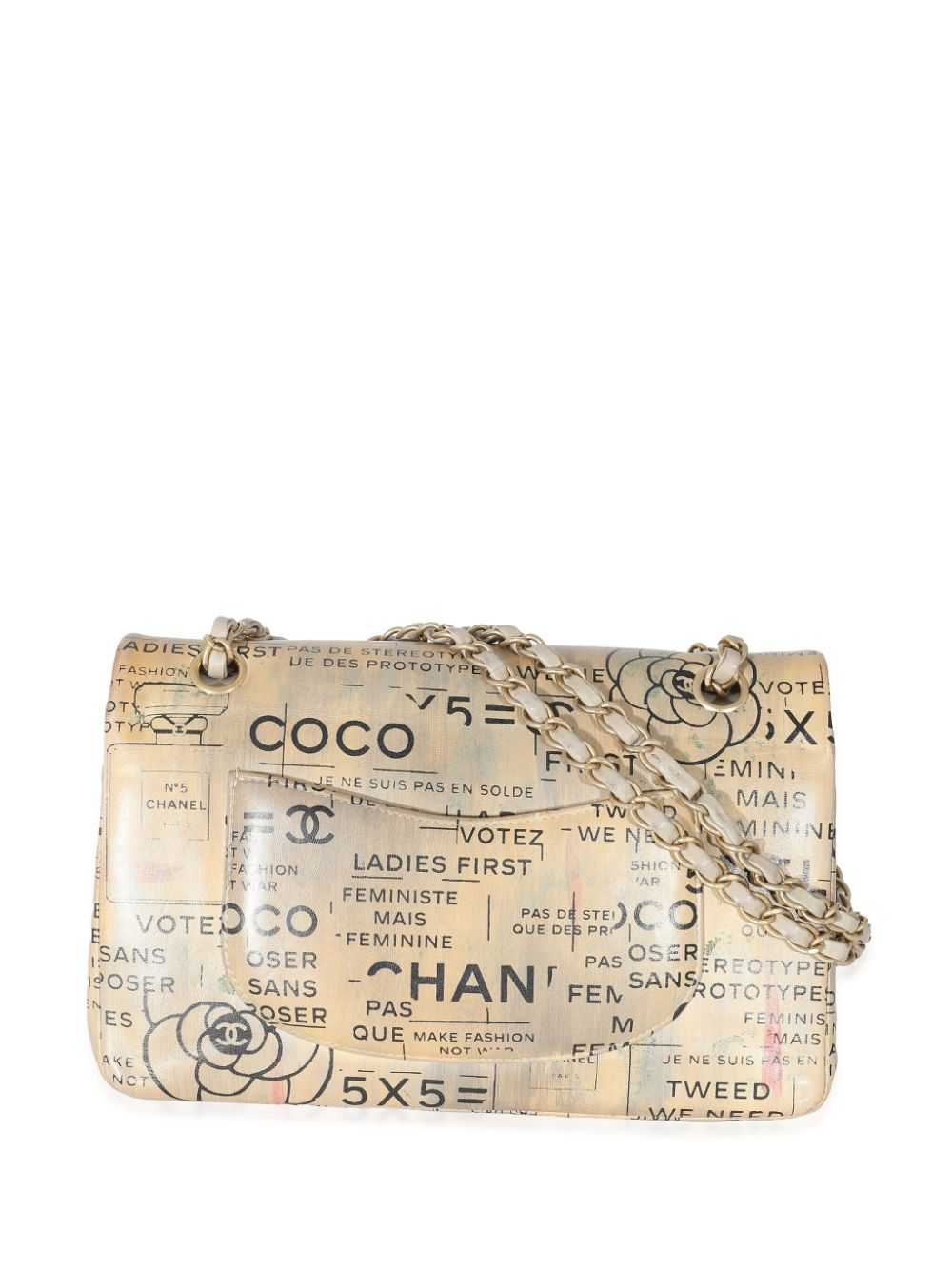 CHANEL Pre-Owned 2015-2016 medium newspaper-print… - image 2