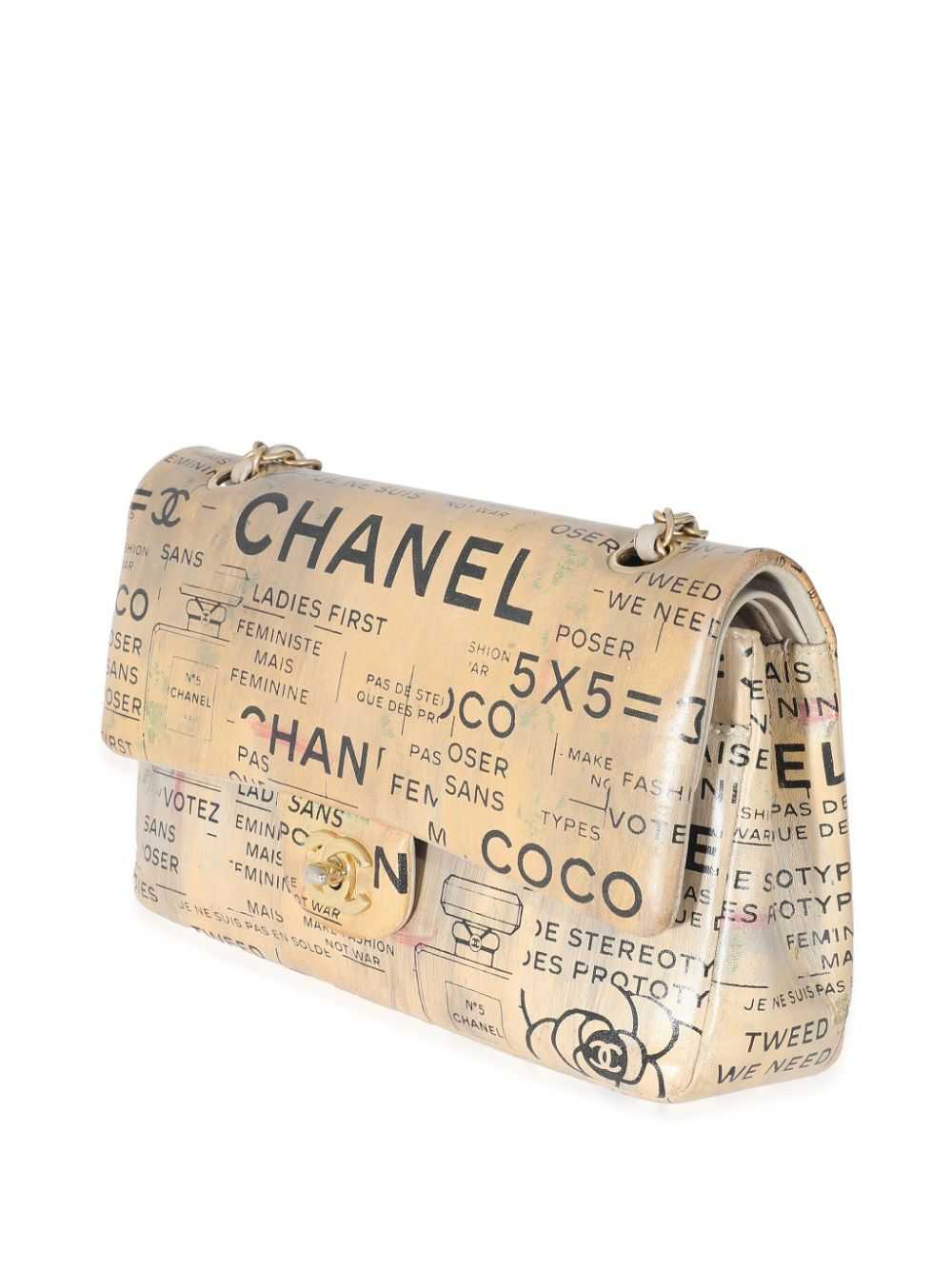 CHANEL Pre-Owned 2015-2016 medium newspaper-print… - image 3