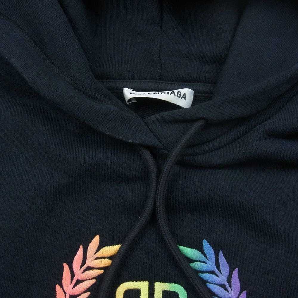 Balenciaga Rainbow Logo Hoodie - image 3