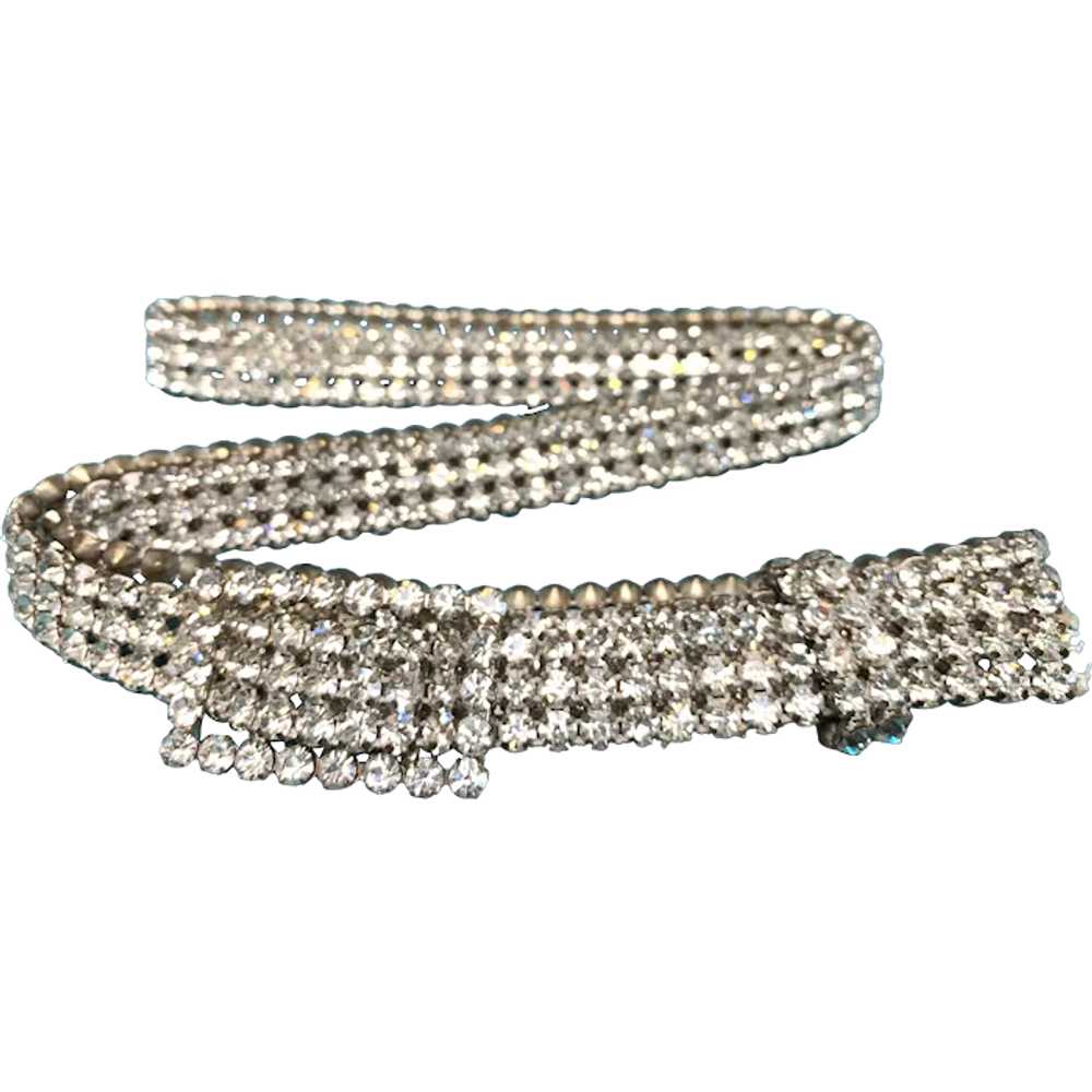 Vintage Crystal Rhinestone Belt - Three (3) Rolls… - image 1