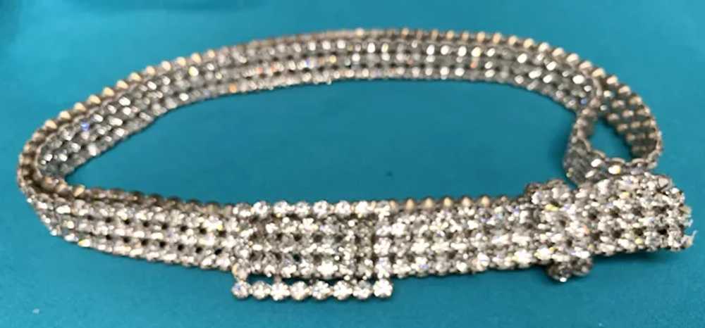 Vintage Crystal Rhinestone Belt - Three (3) Rolls… - image 3