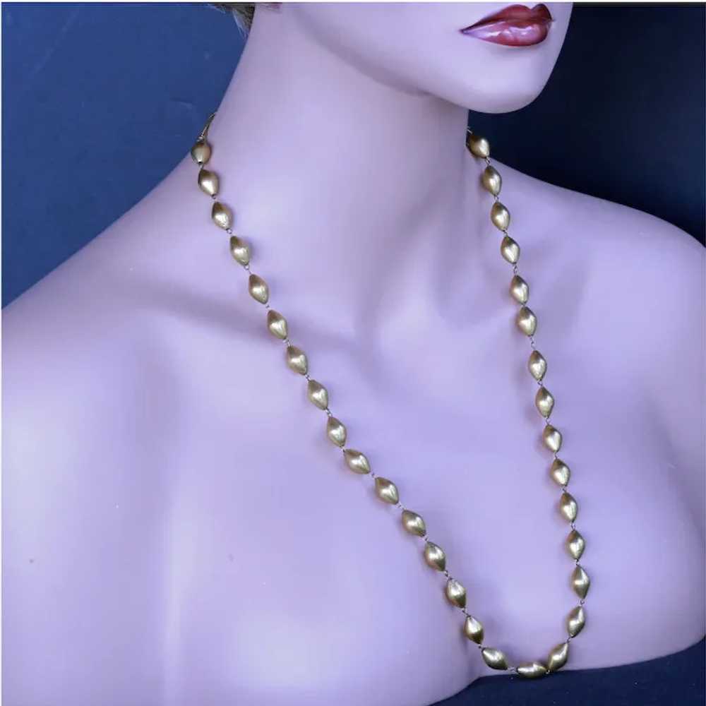 Vintage 22k gold necklace gold chain India early … - image 2
