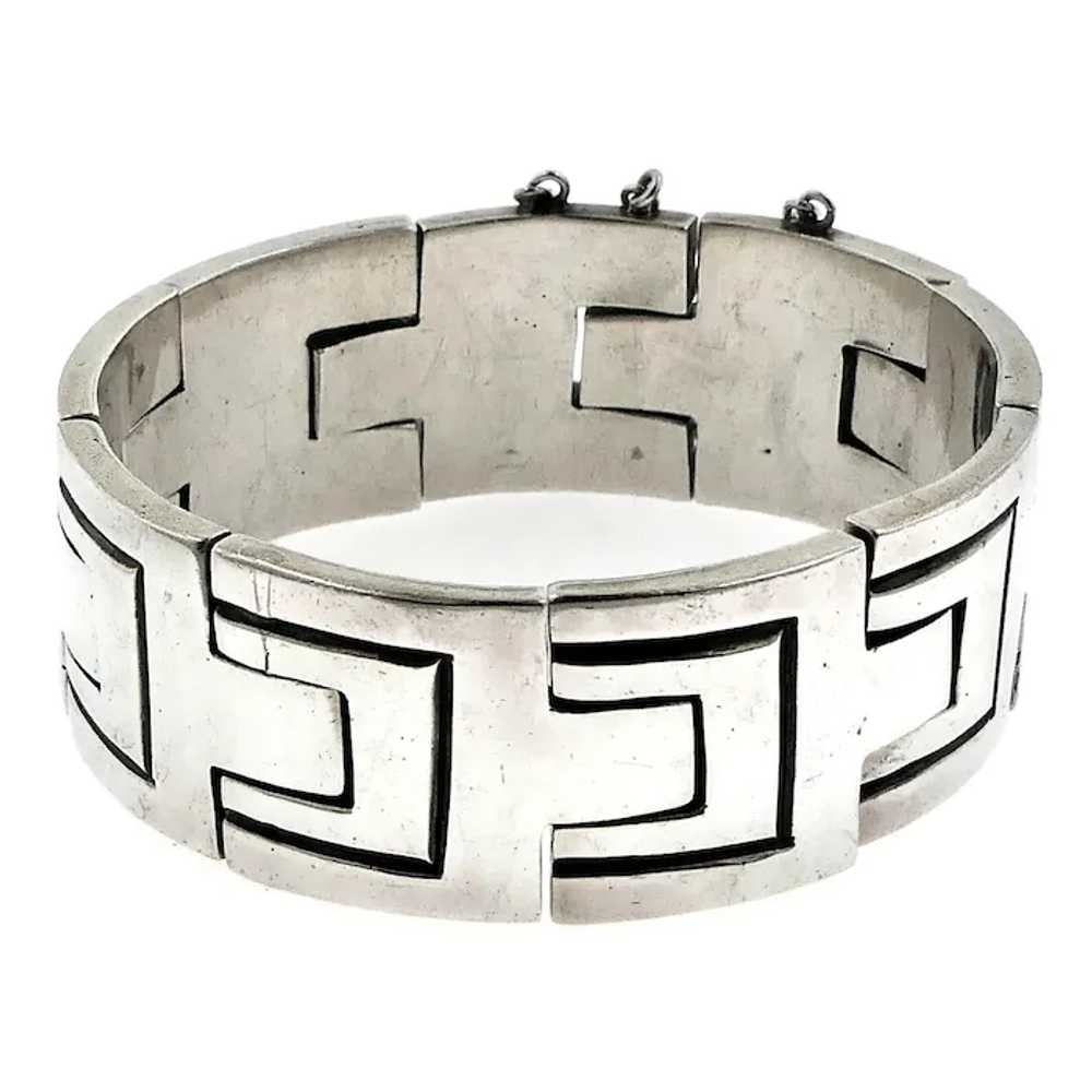 Heavy Pat Areias Modernist Sterling Silver Bracel… - image 12