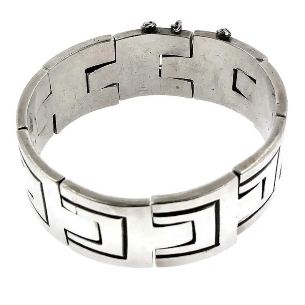 Heavy Pat Areias Modernist Sterling Silver Bracel… - image 3