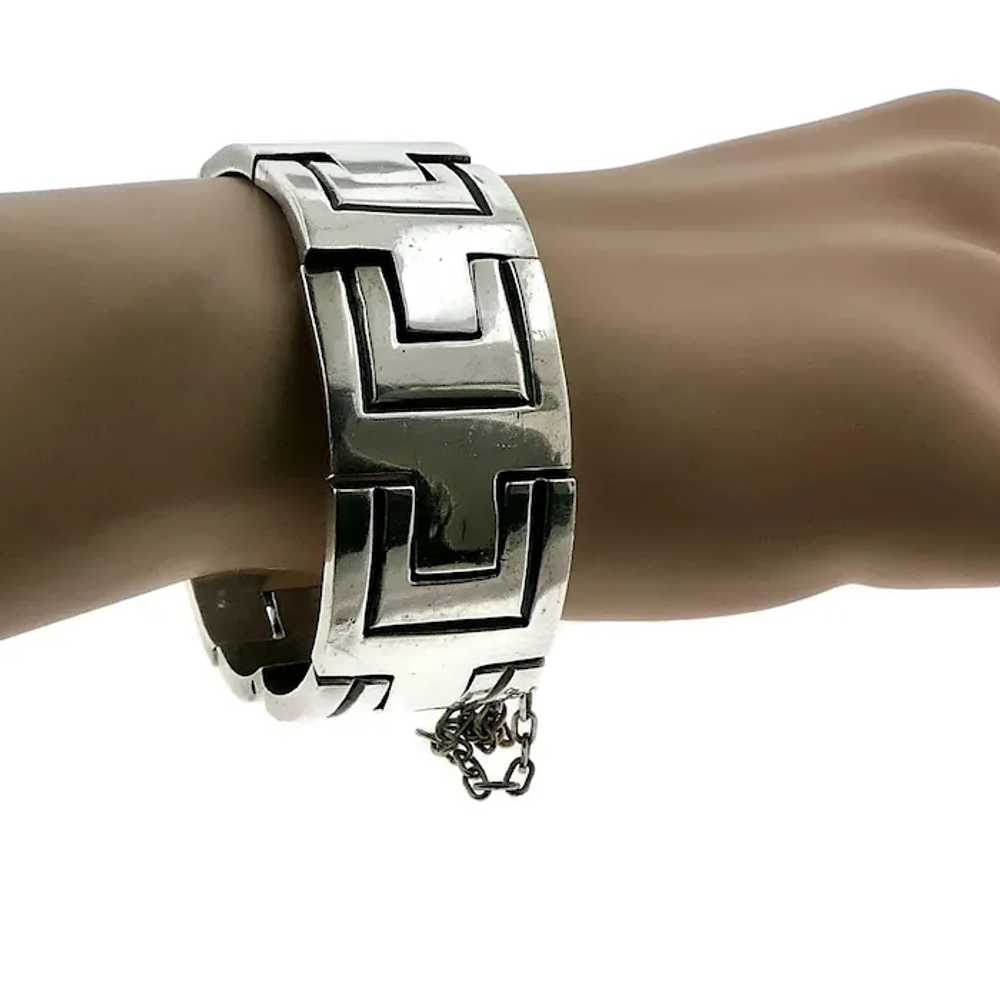 Heavy Pat Areias Modernist Sterling Silver Bracel… - image 4