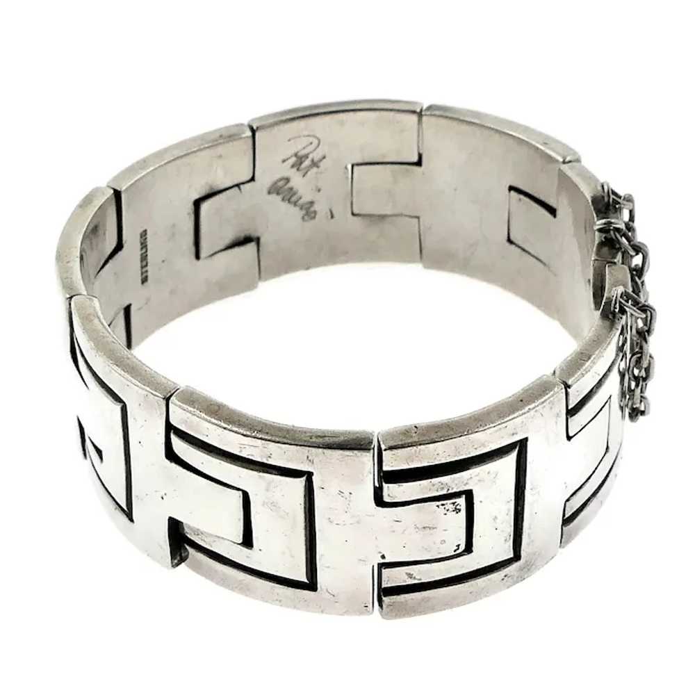 Heavy Pat Areias Modernist Sterling Silver Bracel… - image 5