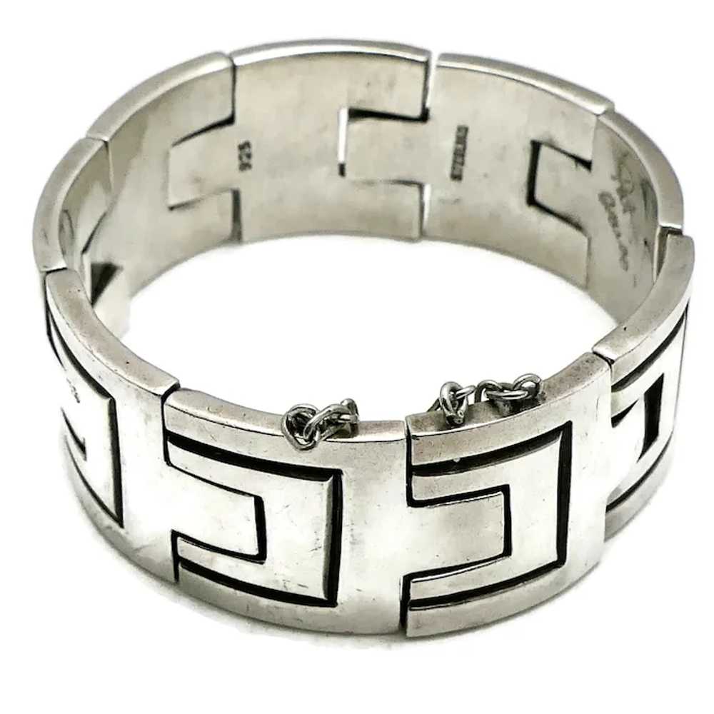 Heavy Pat Areias Modernist Sterling Silver Bracel… - image 7