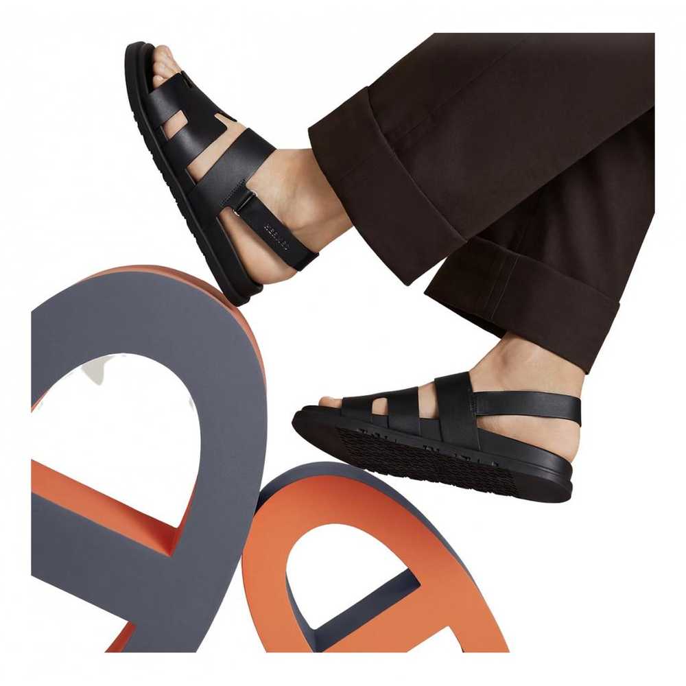 Hermès Leather sandals - image 2