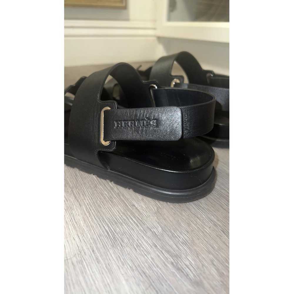 Hermès Leather sandals - image 4