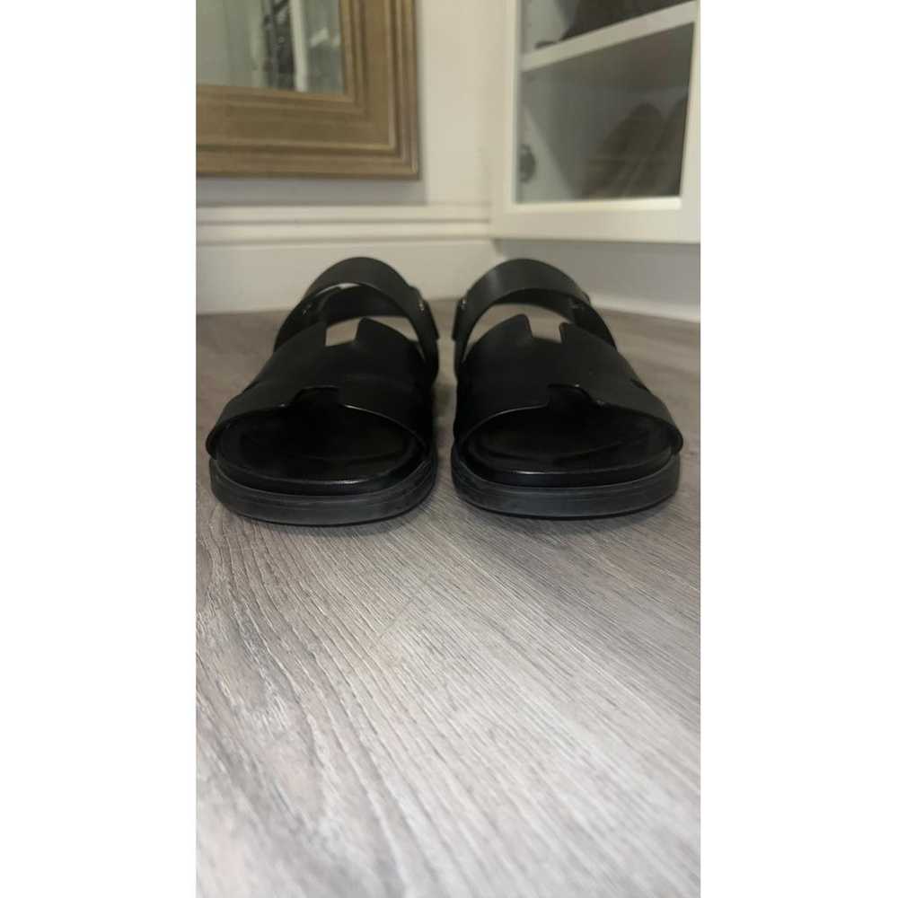 Hermès Leather sandals - image 7