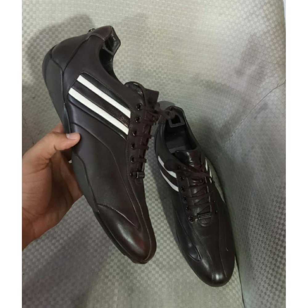 Z Zegna Leather low trainers - image 2