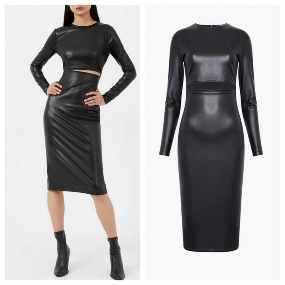 French Connection Vegan leather mid-length dress - image 4