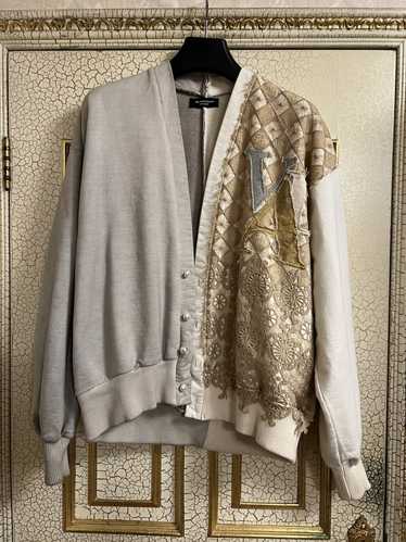 Val Kristopher Lace Paneled Cardigan - image 1