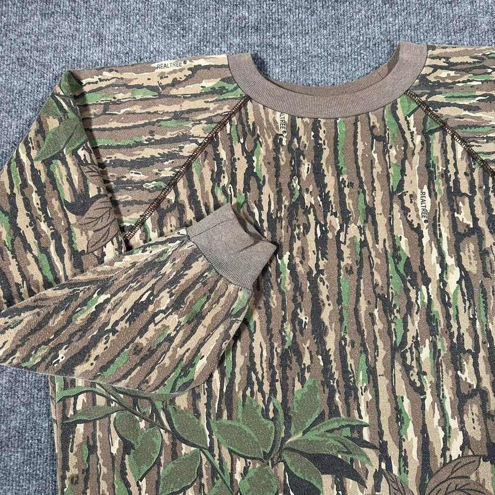 Realtree × Vintage Vintage Camo Sweatshirt Nature… - image 3